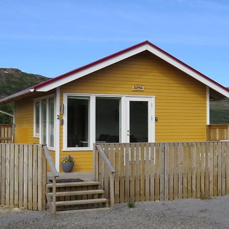 Hvammur 2 Bjarg With Private Hot Tub Villa Drangsnes Exterior photo